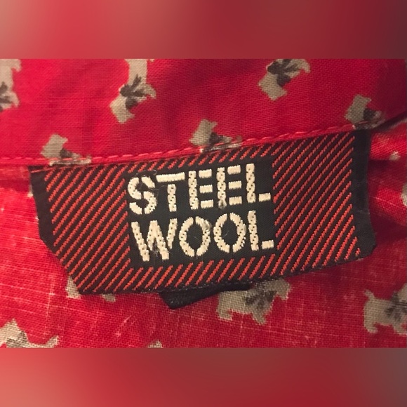 Vintage 90’s Steel Wool Scotty Dog with Bow 3/4 Wide Sleeve Size 6 - Picture 8 of 10